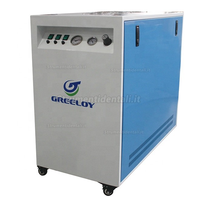 Greeloy® GA-83XY 90 litri compressore medicale con essiccatore e armadio silenzioso